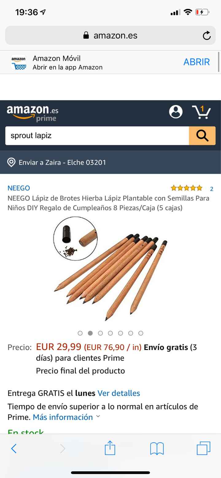 Lápiz ecológico planta! - 1
