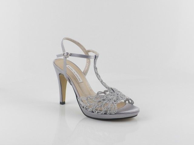 sandalias plata