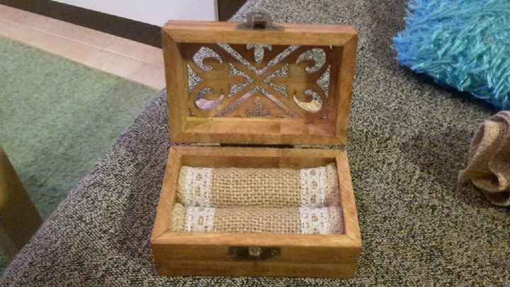 Cajita anillos en proceso... - 1