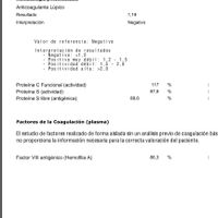 Ayuda para interpretar análisis de coagulación - 1