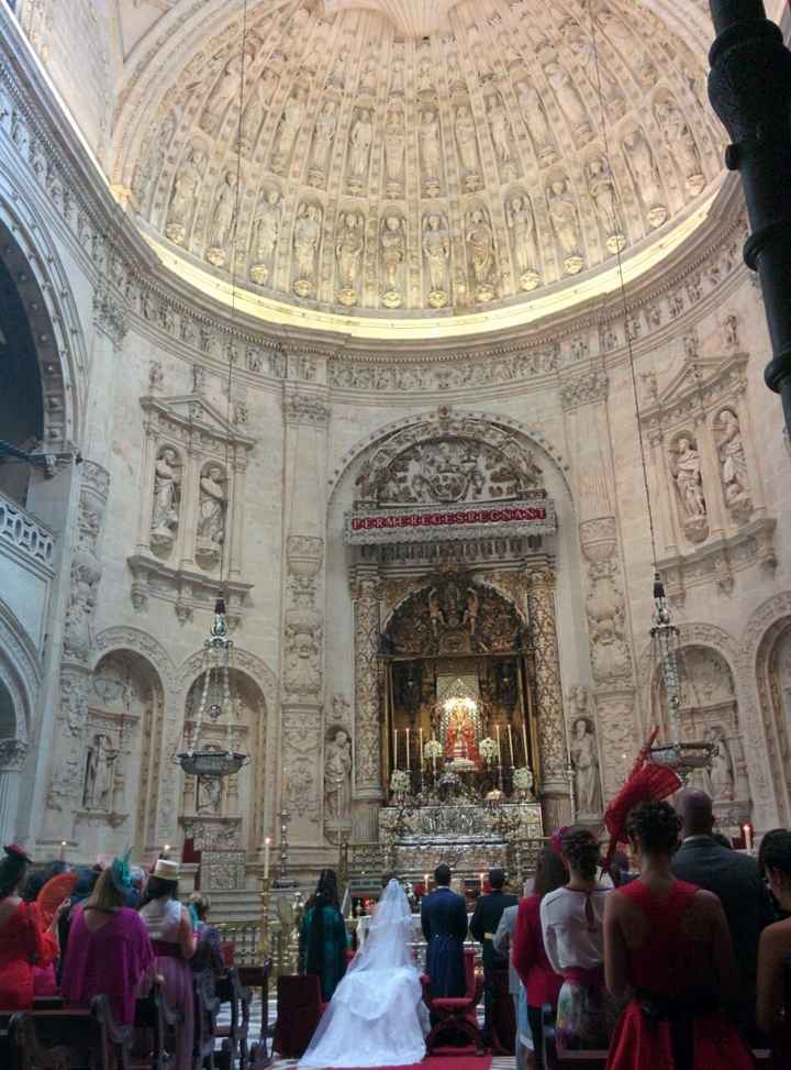 Bodas en capilla real virgen de los reyes.  sevilla - 1