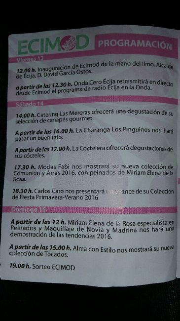 Feria de bodas en ecija - 1