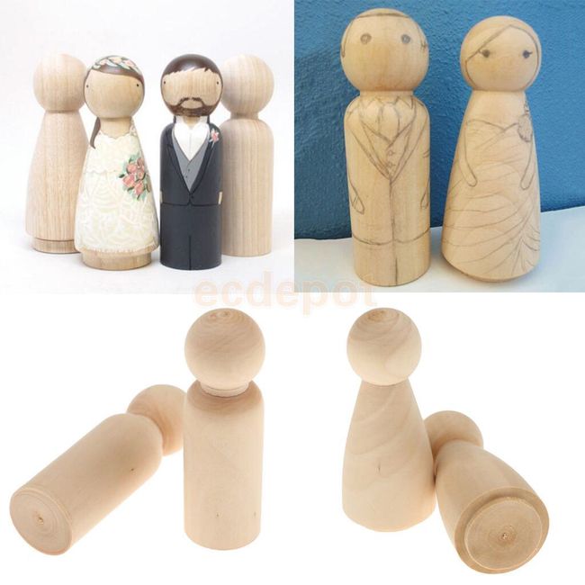 Muñecos de madera - 1