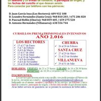Cursos prematrimoniales intensivos murcia 2015-2016 - 1