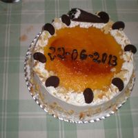 Tarta para dar la noticia