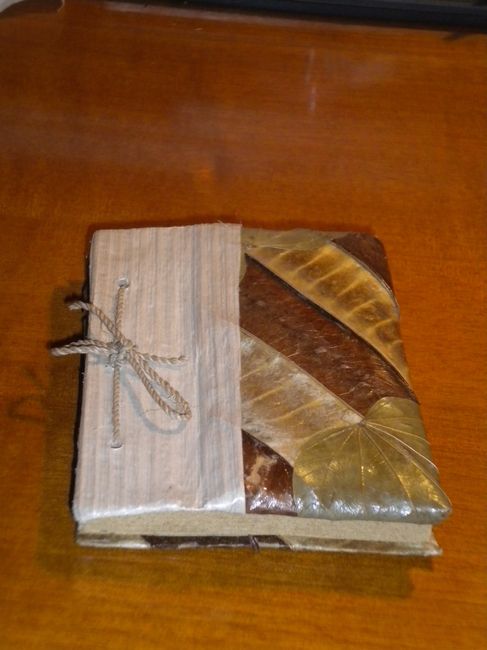 Libretas ecológicas. Regalo de la madrina