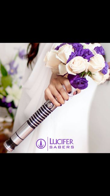 Ramo de novia espada láser Star Wars 3