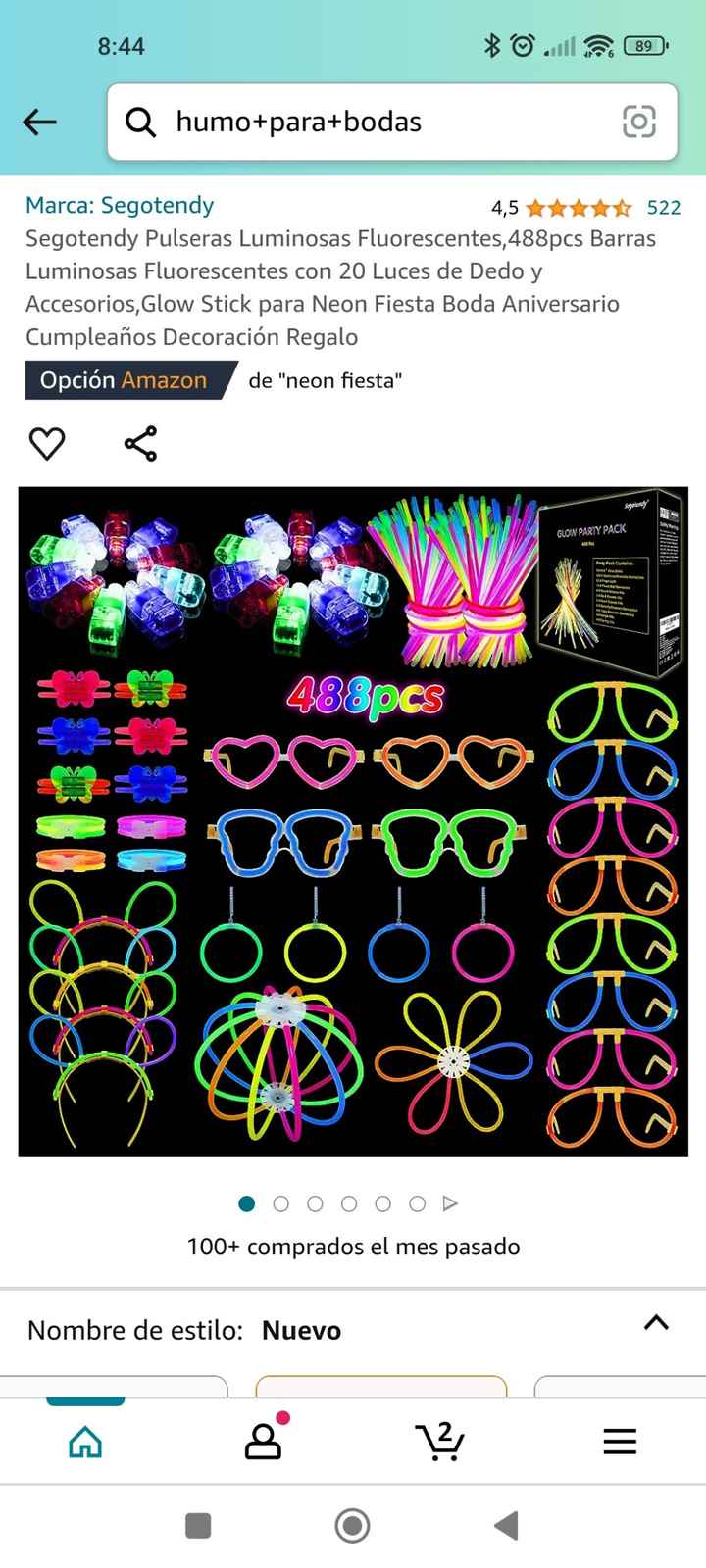 ¿Accesorios luminosos para fiesta? - 1