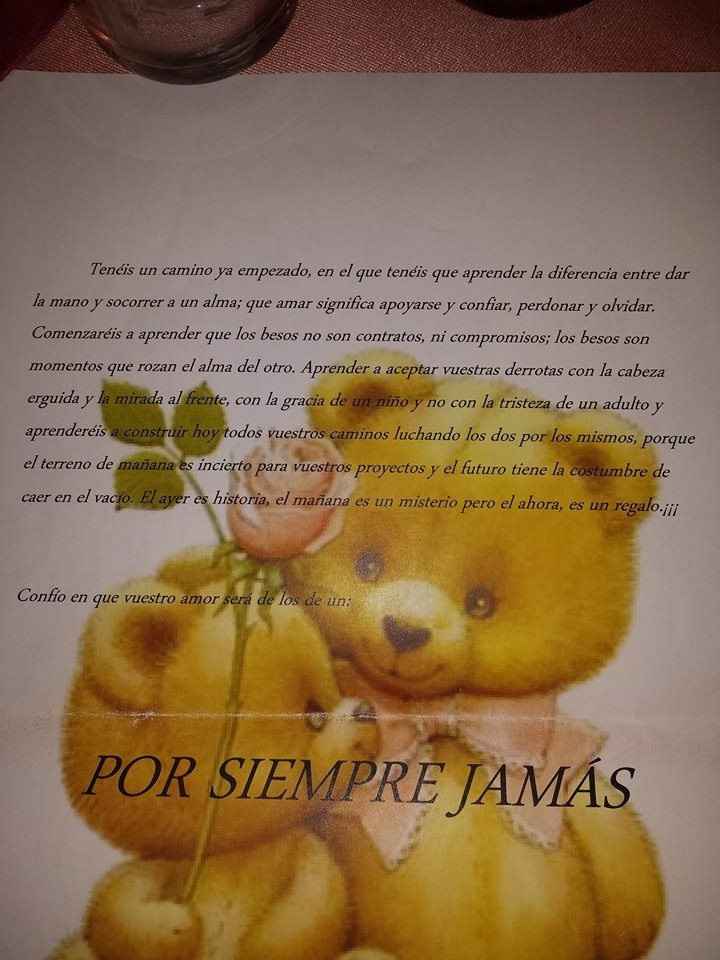 Carta de mi hermana