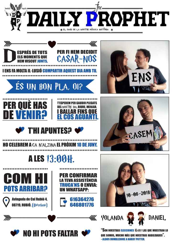  Nuestra invitación de boda - 1