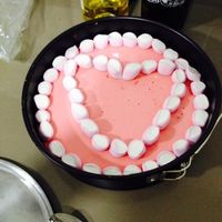 Para San Valentín Tarta de petit suisse - 1