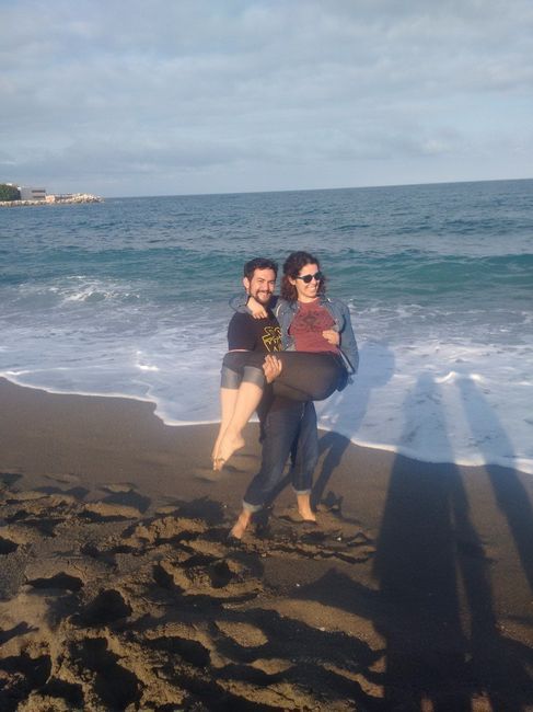 Poco después del compromiso.