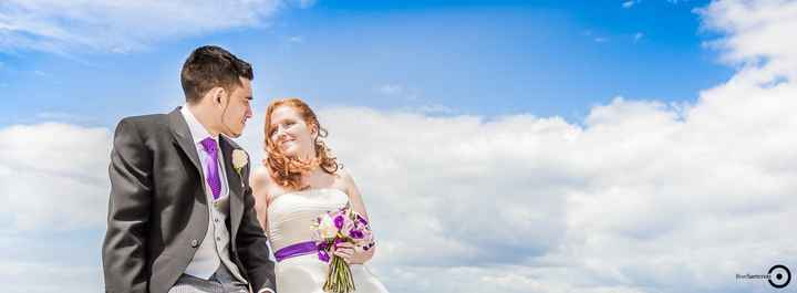 Nota de color con el vestido de novia? - 1