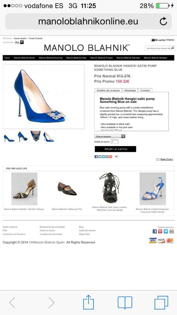 Opiniones zapatos azules - 1