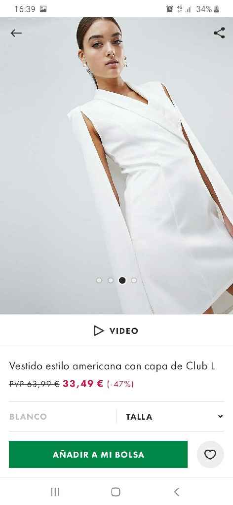 Ya tengo mi vestido para la boda civil - 1