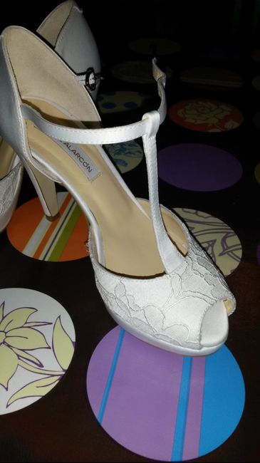Zapatos de novia con poco tacon - 1