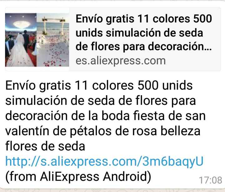Ya me han llegado los pétalos de aliexpres - 1