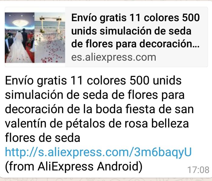 Ya me han llegado los pétalos de aliexpres - 1