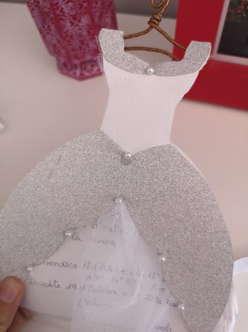 Invitación para prueba del vestido - 2