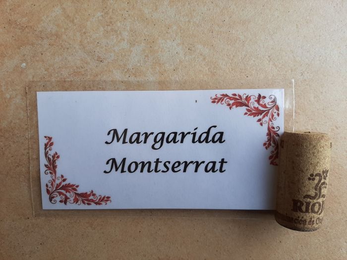 Números de mesas y marca sitios 3