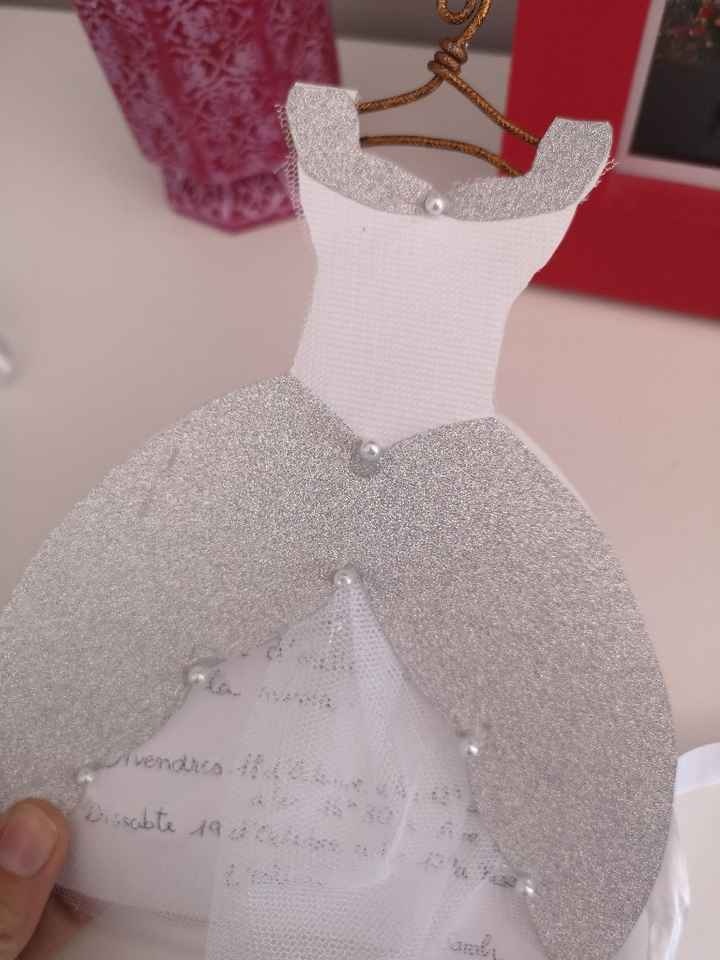 Invitación para prueba del vestido - 2