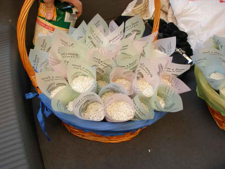 conos de arroz
