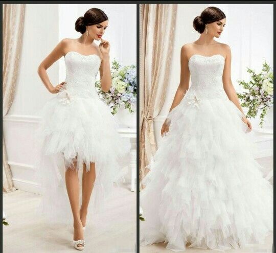 Vestidos de novia 2 en 1 ¿te pondrias un vestido así? - 2