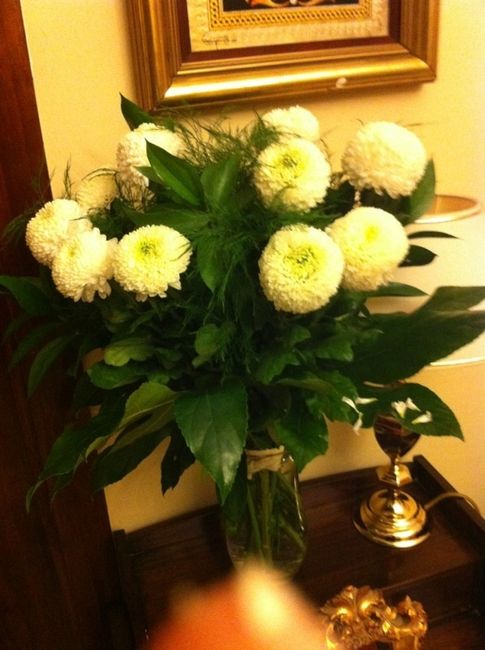 Flores que me regalaron