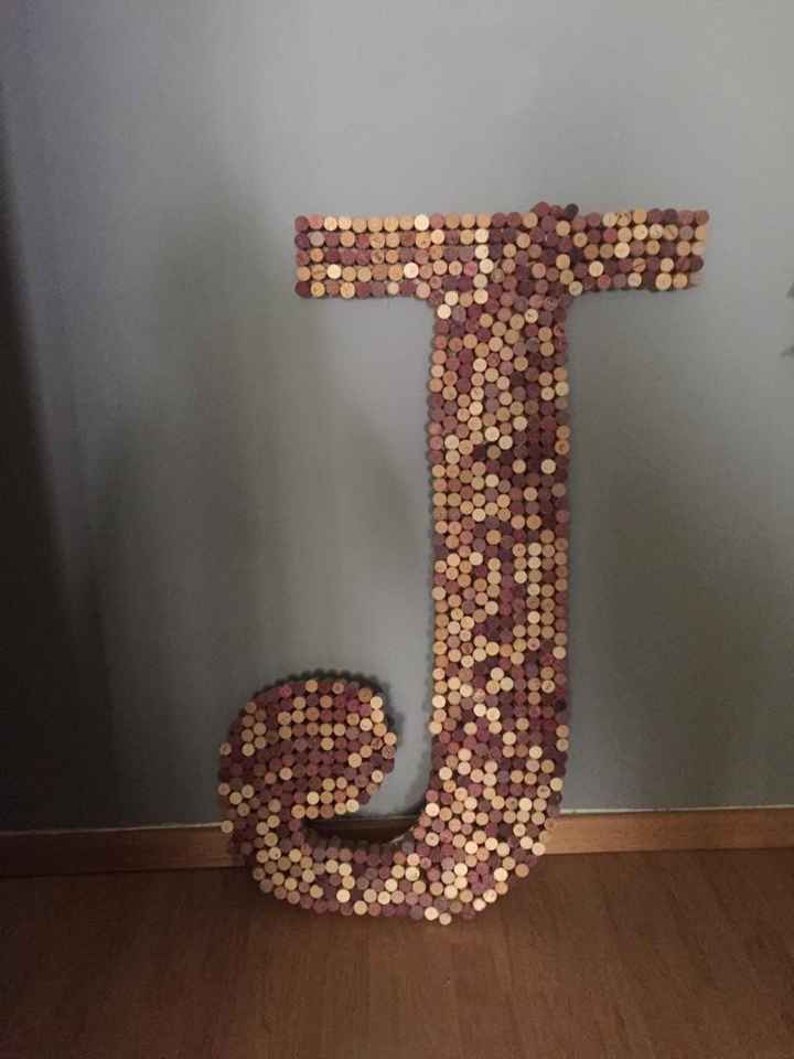 Letras gigantes de corchos - 1