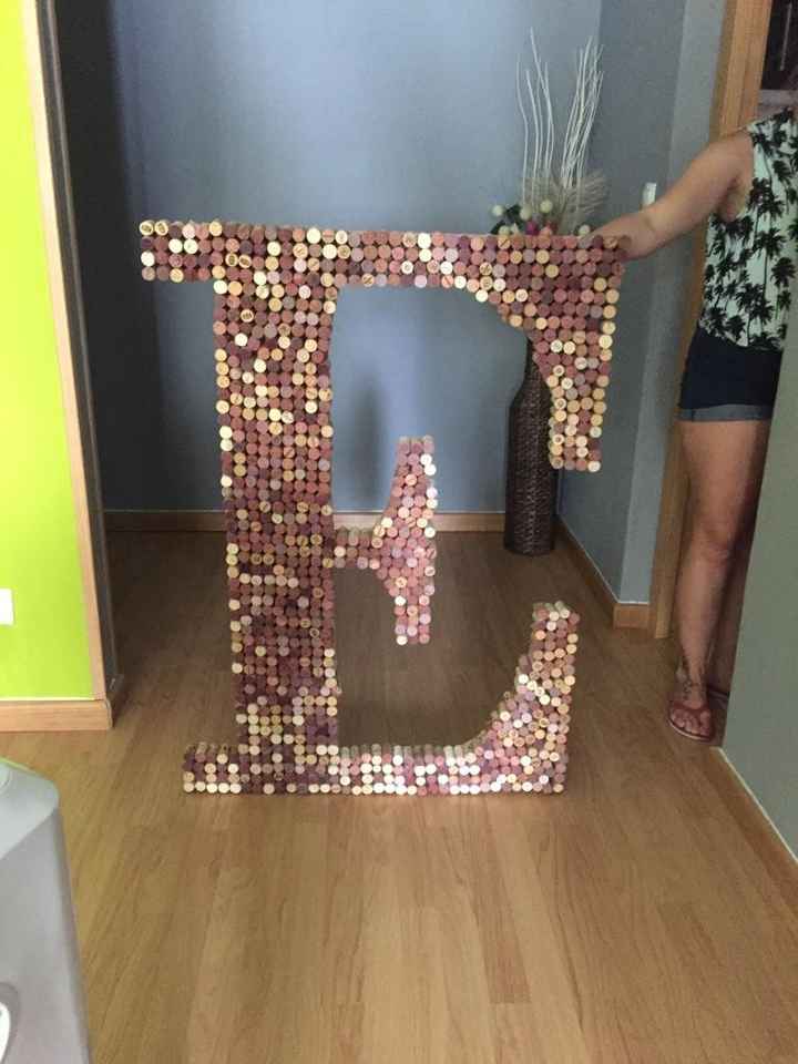 Letras gigantes de corchos - 2