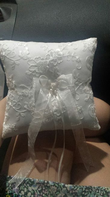 Ya tengo el cojincito y cestita de arras!! - 2