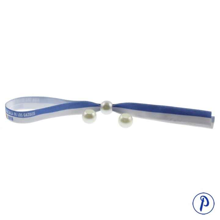 Pulseras con tela sobrante del vestido - 4