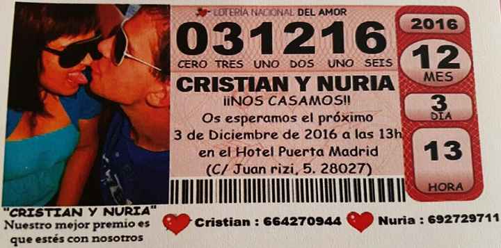 ¿cuánto os cuestan las invitaciones? - 1
