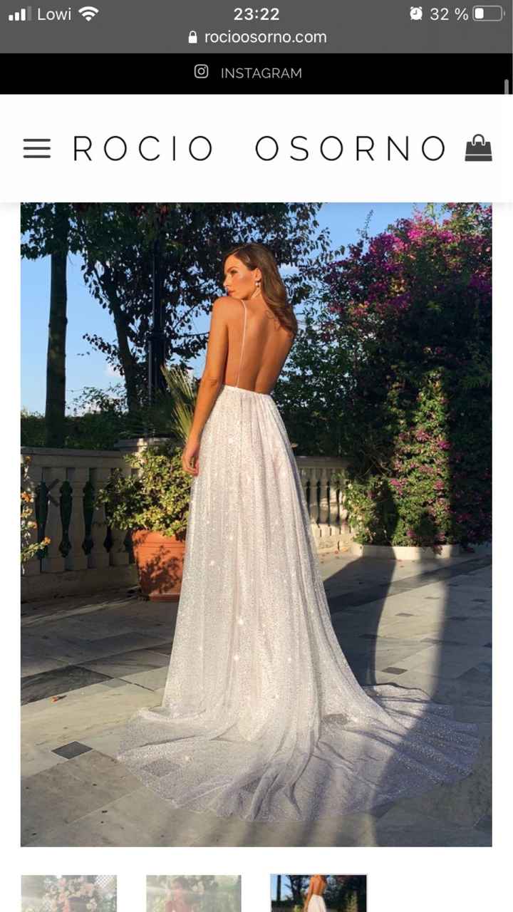 vestido de novia brillante - 1