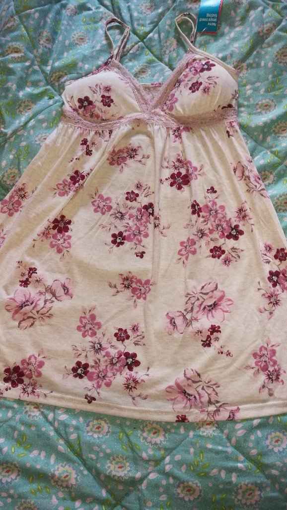Camisón para mientras me arreglo y ropa interior - 1