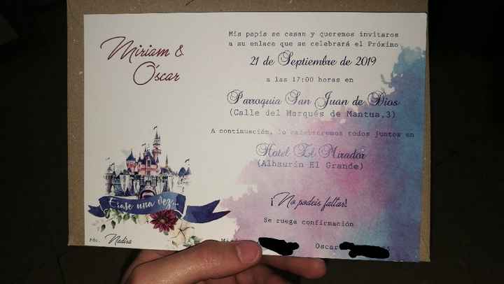 Nuestras invitaciones😍 - 1
