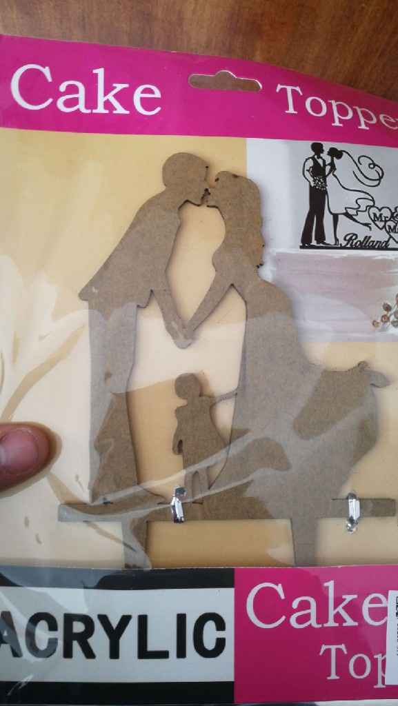 Topper de tarta - 1