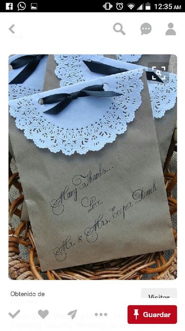 Manualidades para la decoración de la boda - 2