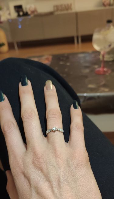 Anillo de compromiso/ pedida 11