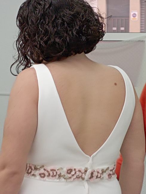 ¿La espalda de tu vestido será parecida a esta? 2
