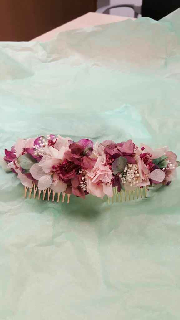 Tocado flores - 1