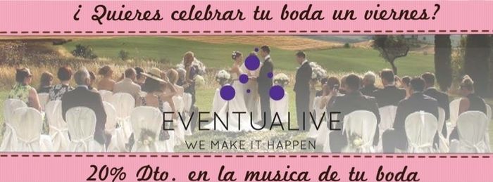 Qué suerte los que se casan en viernes...