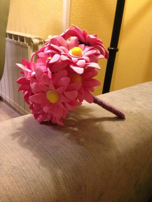 Ramo gerberas de goma eva - 2