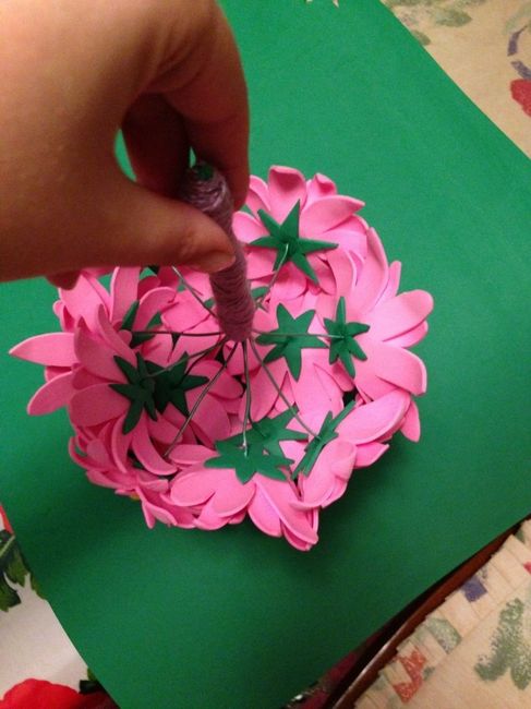 Ramo gerberas de goma eva - 3