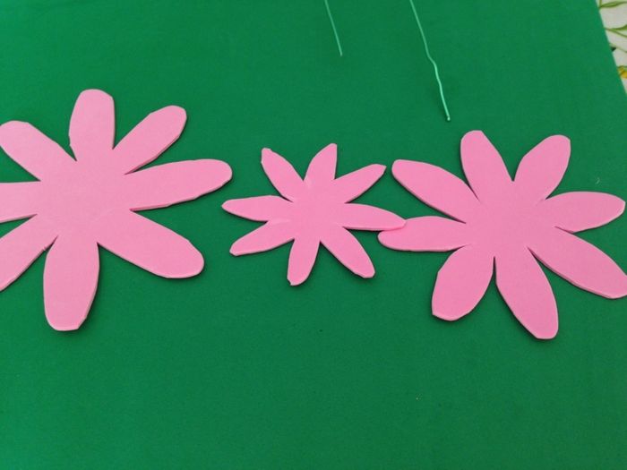 Ramo gerberas de goma eva - 1