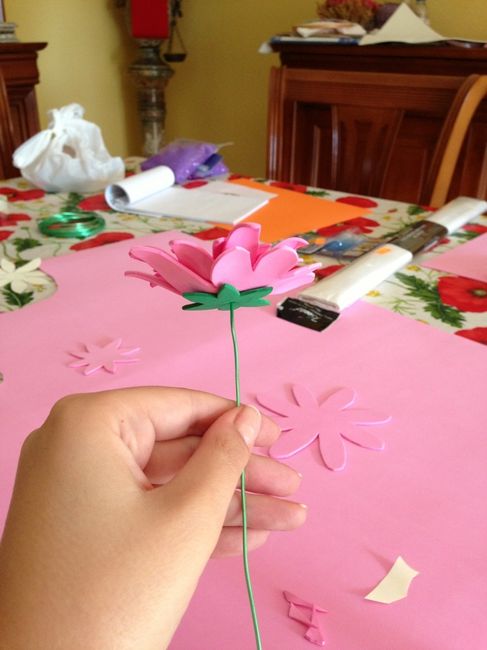 Ramo gerberas de goma eva - 5