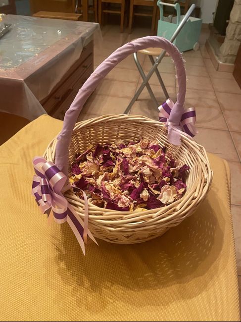 Cestas de las flores y pétalos para lanzar!! Listos 2