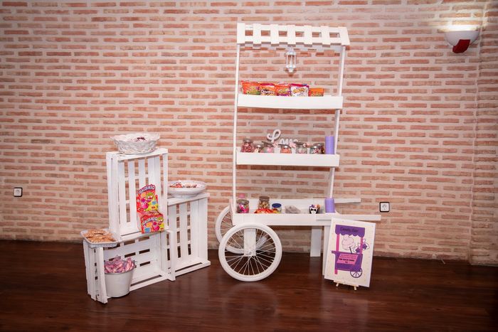 Glitter bar y Candy bar caseros 5