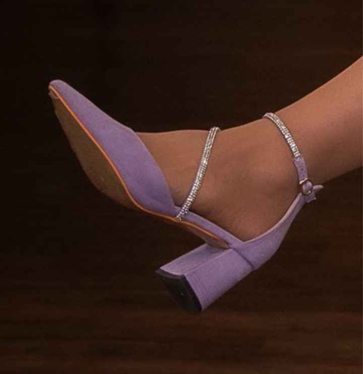 Tacones de color lila - 3