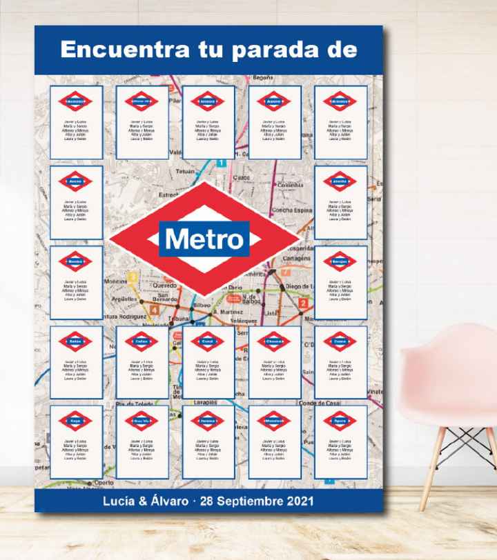 Seating plan - Calles de Madrid (ayuda!) - 1